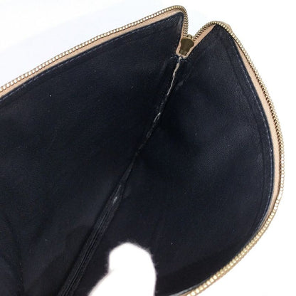 Celine Clutch Bag Leather Bi-color