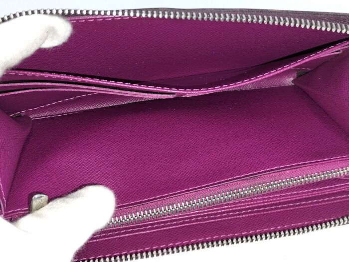 Louis Vuitton Zippy Wallet Epi Cassis M6007k