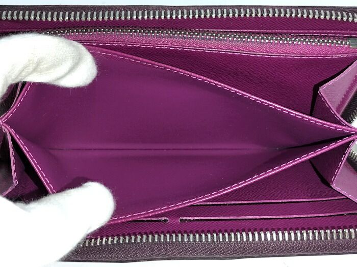 Louis Vuitton Zippy Wallet Epi Cassis M6007k
