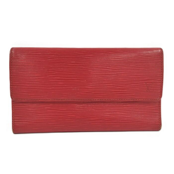 Louis Vuitton Epi Porte Trésor International Bifold Long Wallet Epi Castilian
