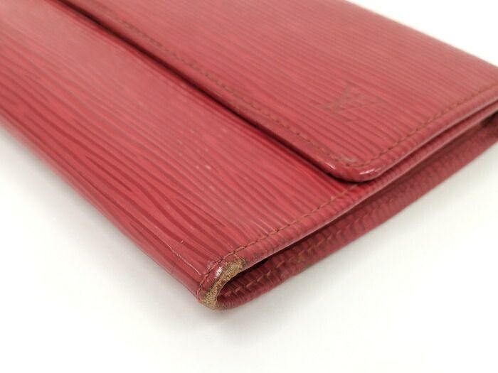 Louis Vuitton Epi Porte Trésor International Bifold Long Wallet Epi Castilian