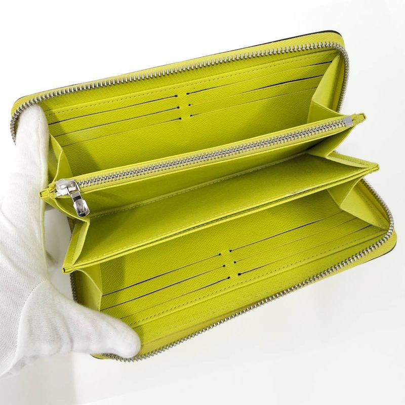 Louis Vuitton LV Zippy Wallet Long Wallet Jeanne Sedra Yellow Epi M80321