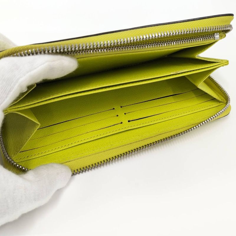 Louis Vuitton LV Zippy Wallet Long Wallet Jeanne Sedra Yellow Epi M80321