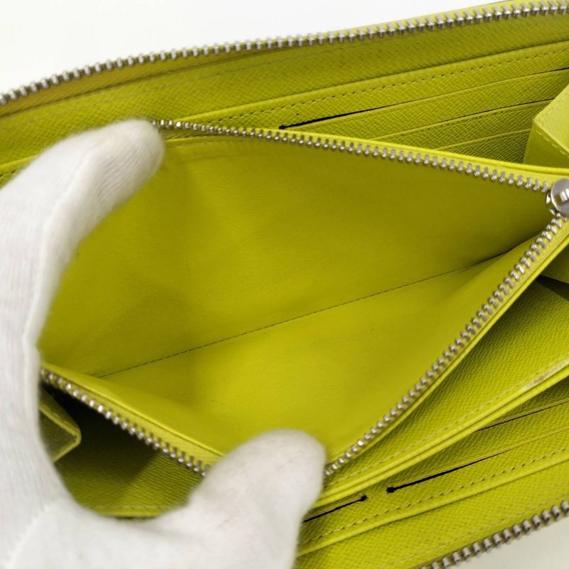 Louis Vuitton LV Zippy Wallet Long Wallet Jeanne Sedra Yellow Epi M80321