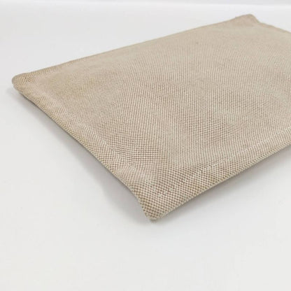 Hermes New Yachting GM Clutch Bag Canvas Beige