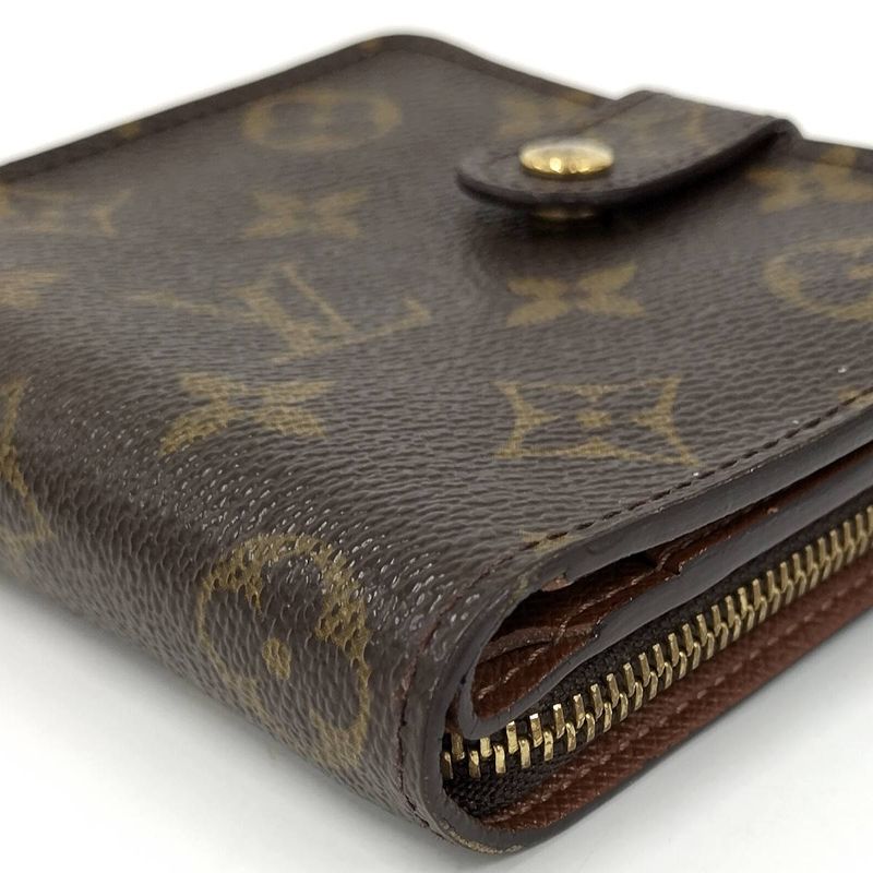Louis Vuitton Compact Zip Fold Wallet Monogram M61667