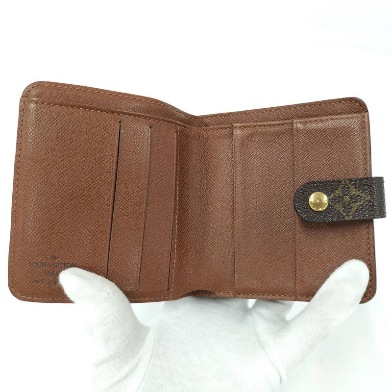 Louis Vuitton Compact Zip Fold Wallet Monogram M61667