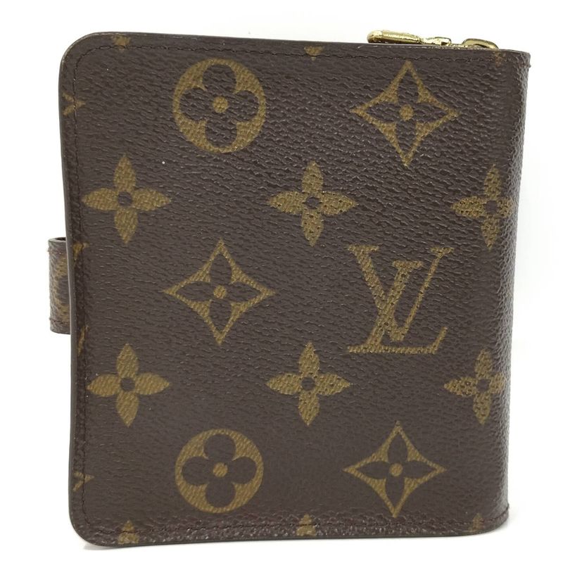 Louis Vuitton Compact Zip Fold Wallet Monogram M61667