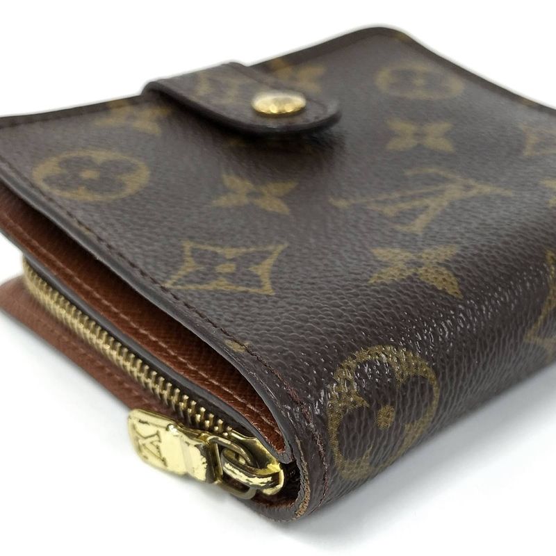Louis Vuitton Compact Zip Fold Wallet Monogram M61667