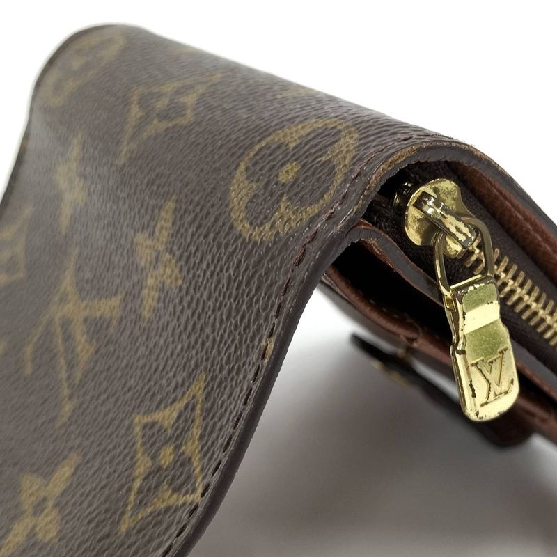 Louis Vuitton Compact Zip Fold Wallet Monogram M61667