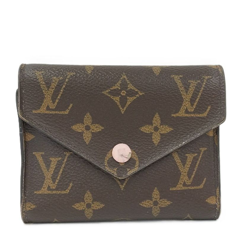 Louis Vuitton Portefeuille Victorine Trifold Wallet Monogram Rose Ballerine