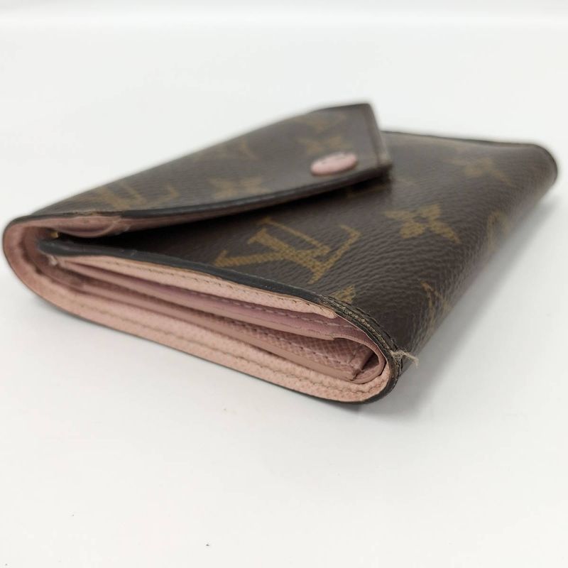 Louis Vuitton Portefeuille Victorine Trifold Wallet Monogram Rose Ballerine