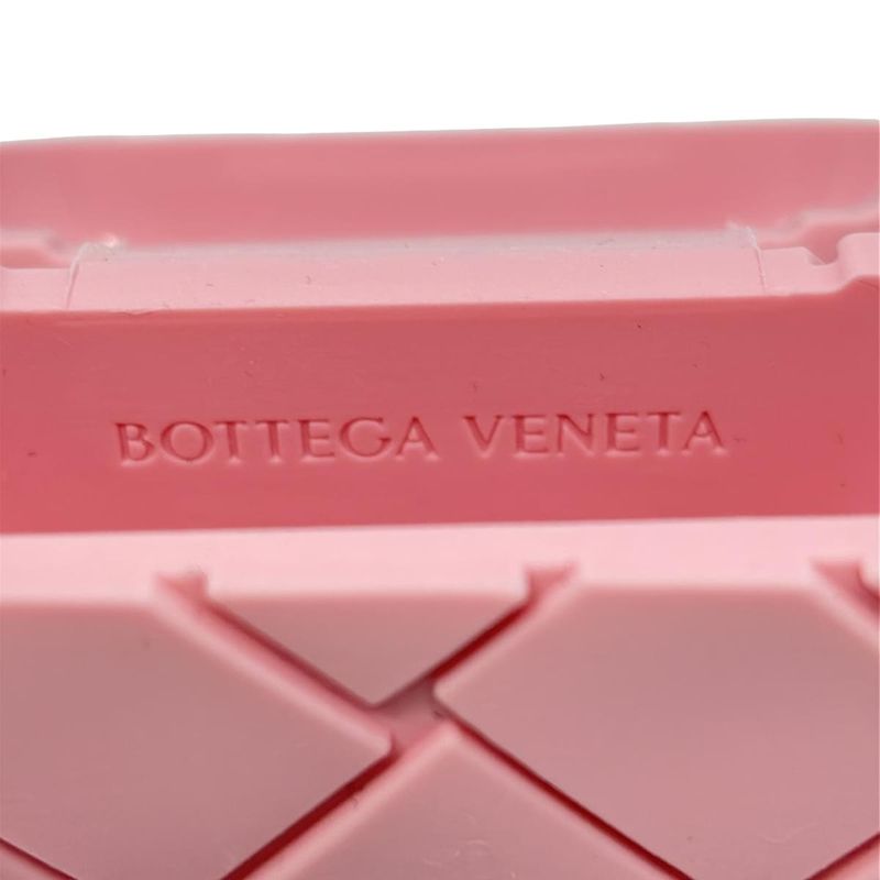 Bottega Veneta Intrecciato Pink Airpods Case