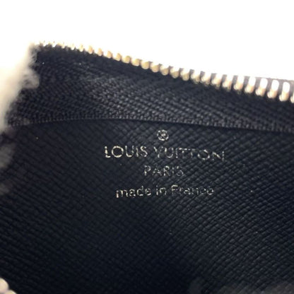Louis Vuitton Pochette Cles Damier Graphite Damier Graphite Leather × PVC Black