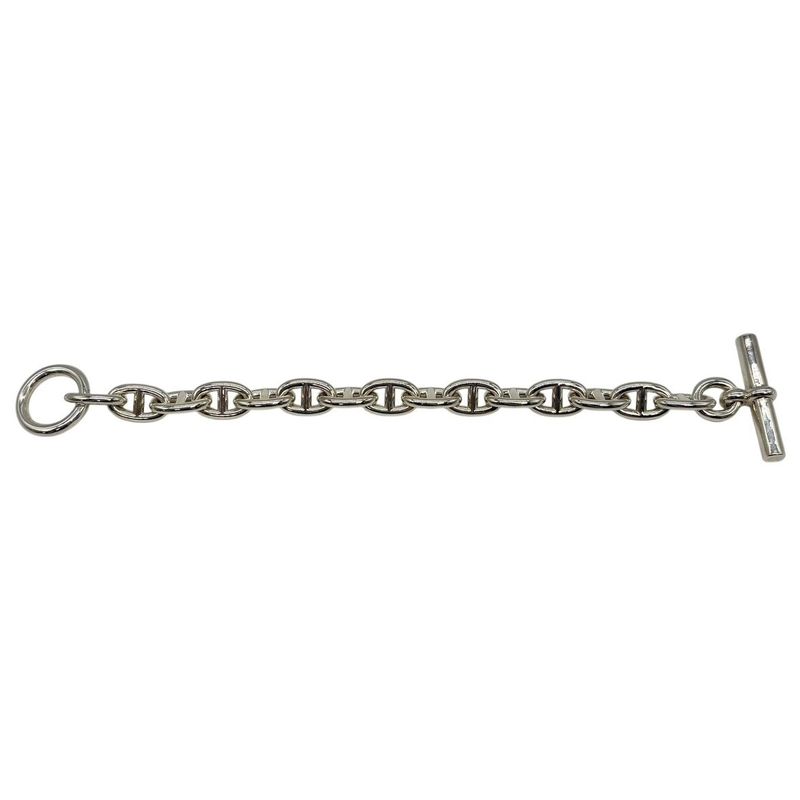 3472 Hermes Bracelet Chaine D'ancre MM H101994b 015 Ag925 15 Frames Silver
