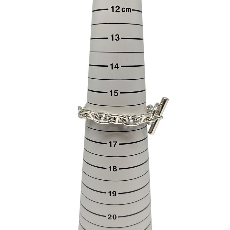 3472 Hermes Bracelet Chaine D'ancre MM H101994b 015 Ag925 15 Frames Silver