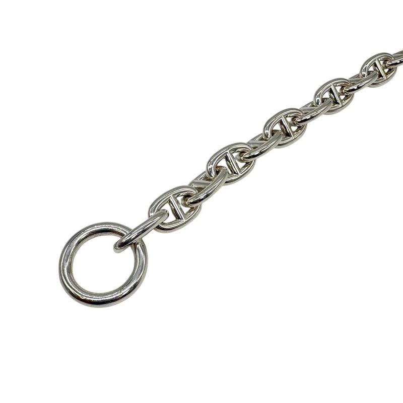 3472 Hermes Bracelet Chaine D'ancre MM H101994b 015 Ag925 15 Frames Silver