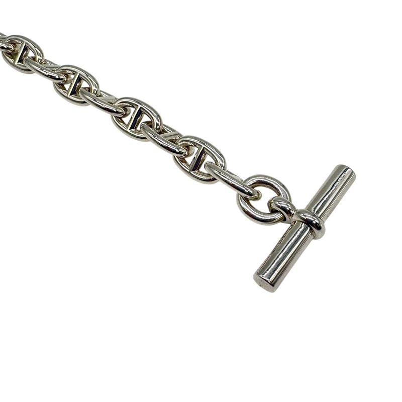 3472 Hermes Bracelet Chaine D'ancre MM H101994b 015 Ag925 15 Frames Silver