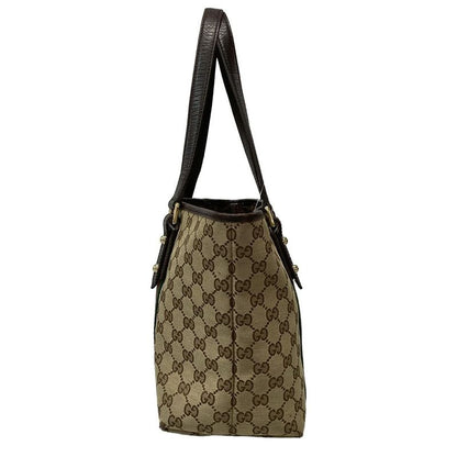 Gucci Tote Bag GG Patternsherry (web) 137396 Beige X Dark Brown X Multi Leather
