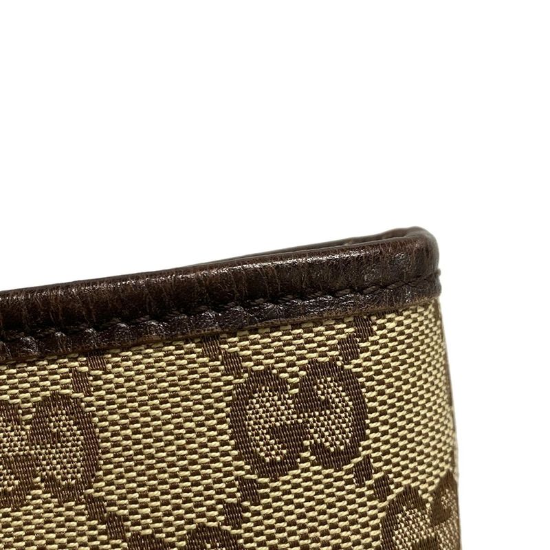 Gucci Tote Bag GG Patternsherry (web) 137396 Beige X Dark Brown X Multi Leather