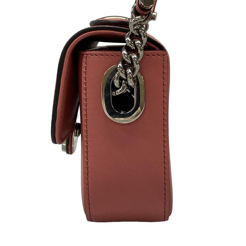 Gucci Shoulder Bag Petit Gg/gg Marmont 739722 Pink Detachable Strap Leather