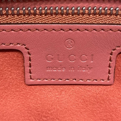Gucci Shoulder Bag Petit Gg/gg Marmont 739722 Pink Detachable Strap Leather