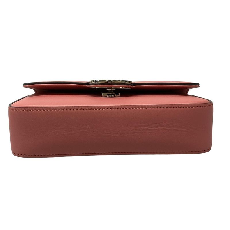 Gucci Shoulder Bag Petit Gg/gg Marmont 739722 Pink Detachable Strap Leather