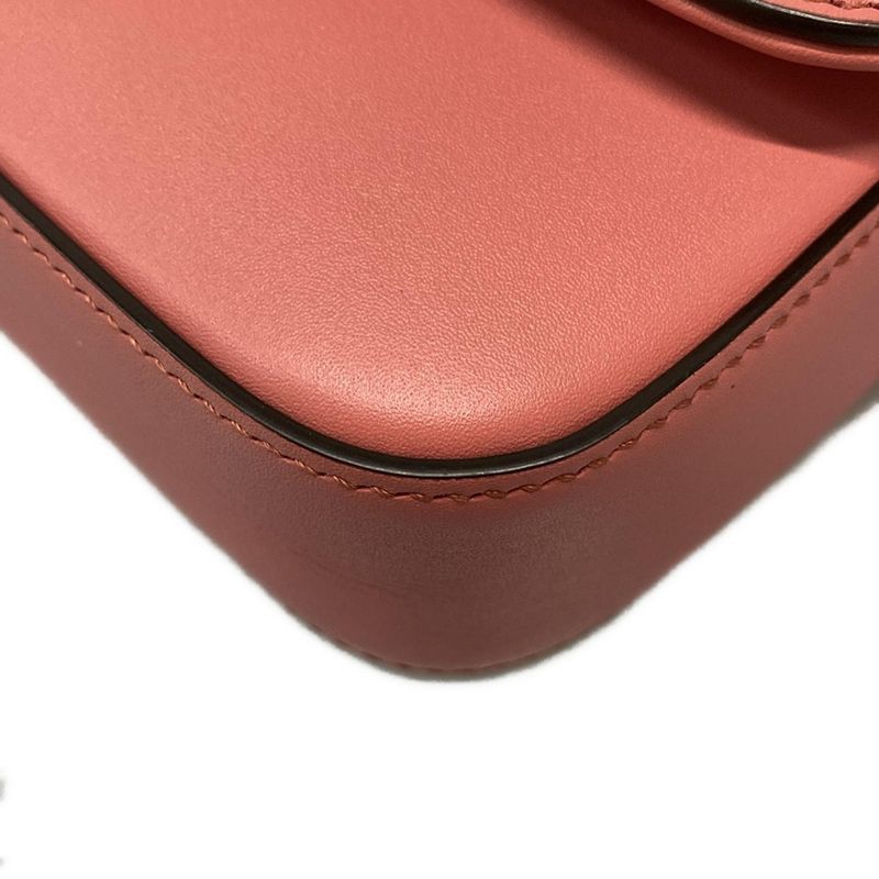 Gucci Shoulder Bag Petit Gg/gg Marmont 739722 Pink Detachable Strap Leather