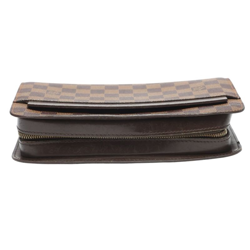 Louis Vuitton N51993 Damier Ebène Clutch Bag Saint Louis Second Bag Louis