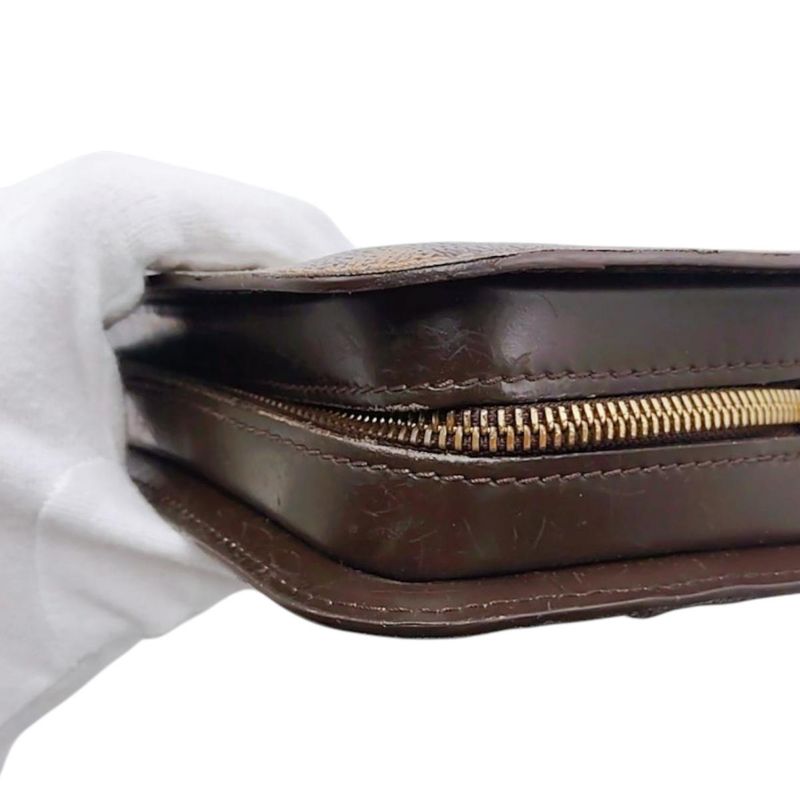 Louis Vuitton N51993 Damier Ebène Clutch Bag Saint Louis Second Bag Louis