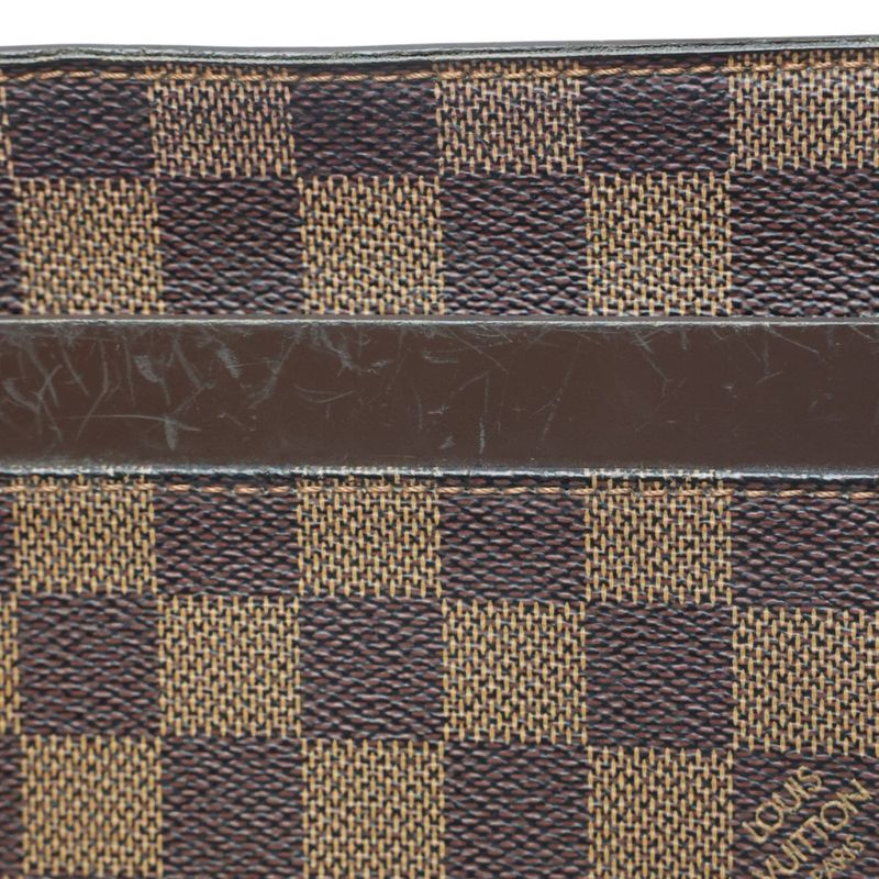 Louis Vuitton N51993 Damier Ebène Clutch Bag Saint Louis Second Bag Louis