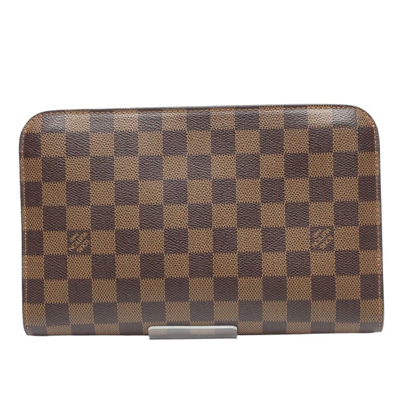 Louis Vuitton N51993 Damier Ebène Clutch Bag Saint Louis Second Bag Louis