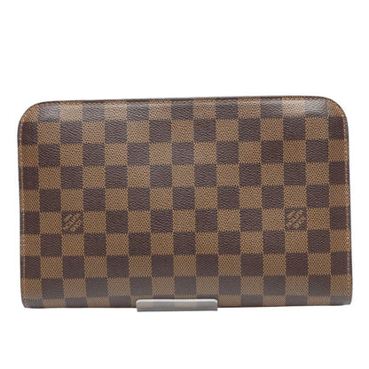 Louis Vuitton N51993 Damier Ebène Clutch Bag Saint Louis Second Bag Louis