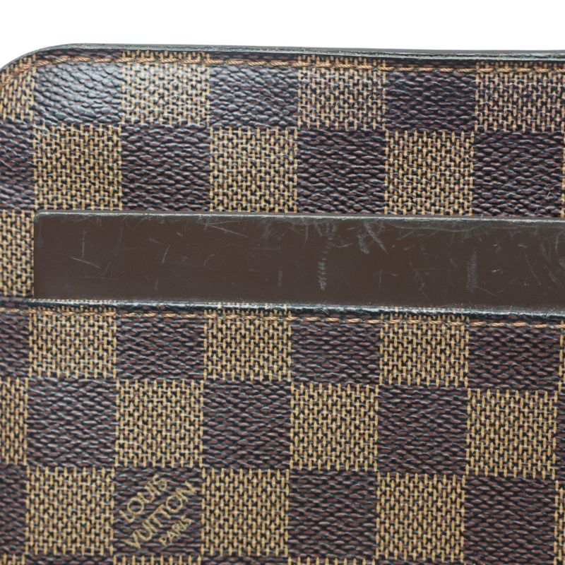 Louis Vuitton N51993 Damier Ebène Clutch Bag Saint Louis Second Bag Louis