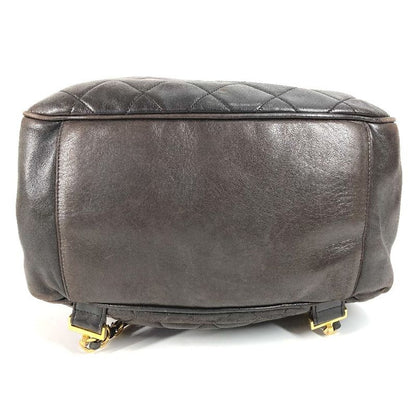Chanel Backpack Sac CC Coco Logo Lambskin Black
