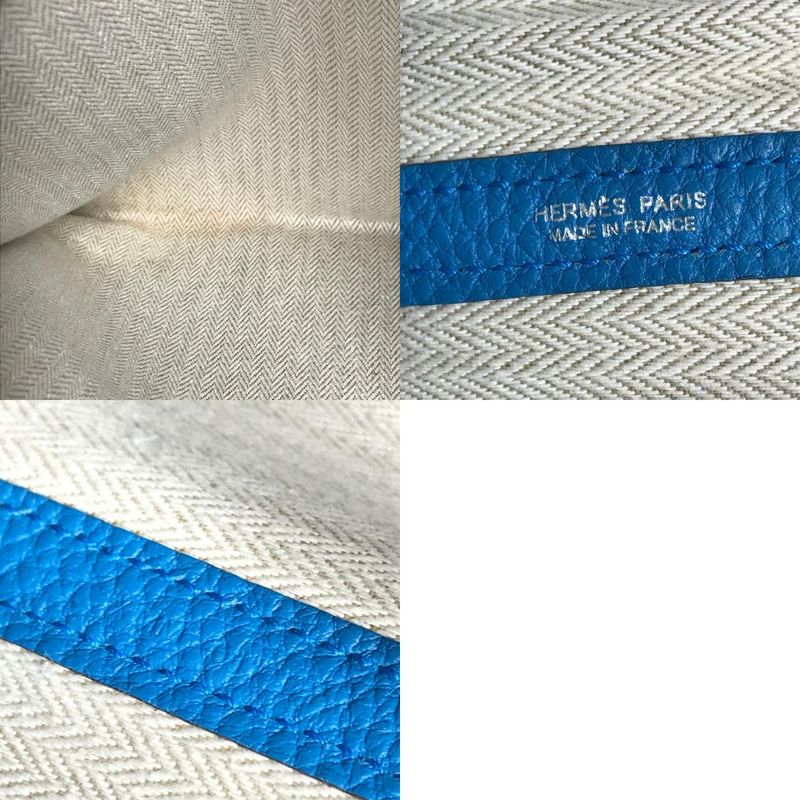 Hermes Garden Party PM Tote Bag Garden Party PM 36 Negonda Blue