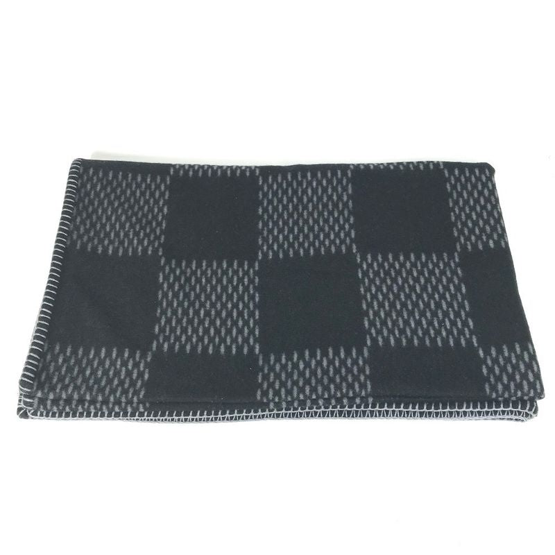 Louis Vuitton Blanket Cuverture Damier Classic M76561 Wool/cashmere Black