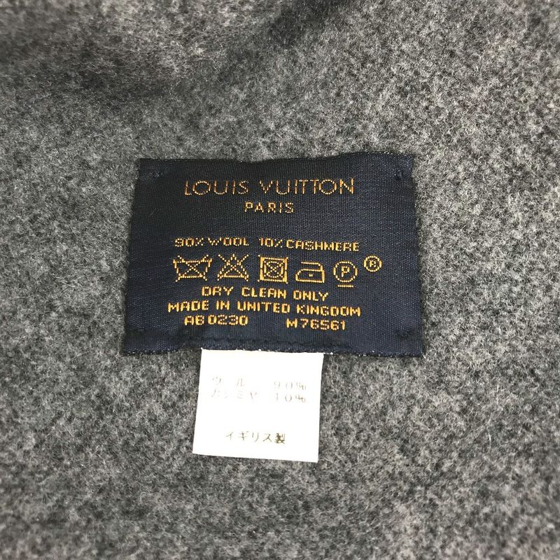 Louis Vuitton Blanket Cuverture Damier Classic M76561 Wool/cashmere Black