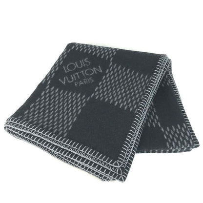 Louis Vuitton Blanket Cuverture Damier Classic M76561 Wool/cashmere Black
