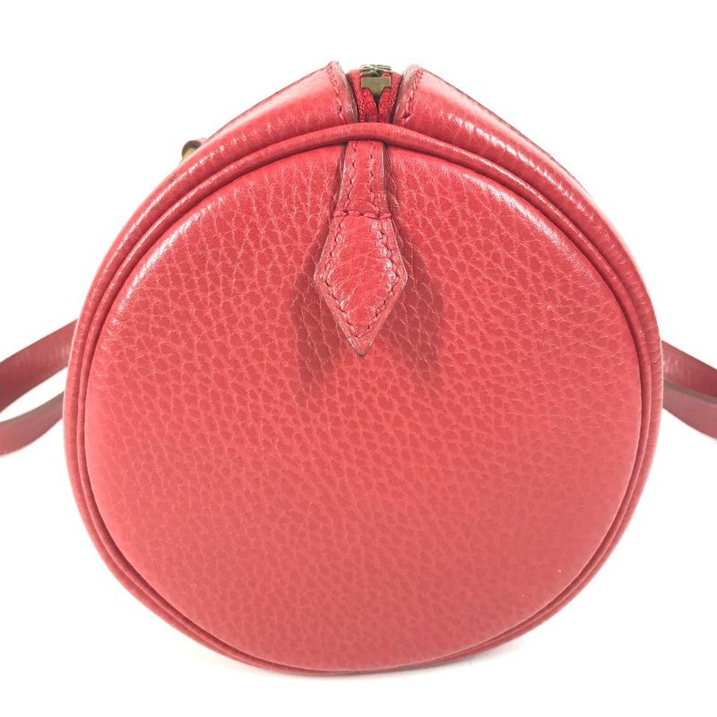 Hermes Handbag Mini Aldi Ardennes Red