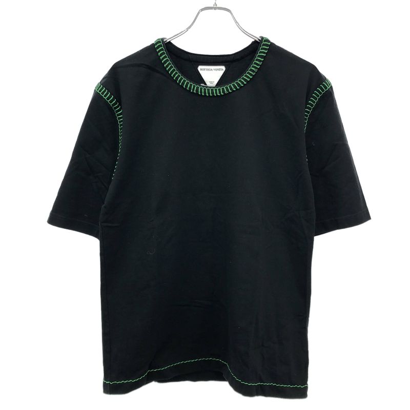 Bottega Veneta Color Stitch T-Shirt 686506 V1p70 Black L