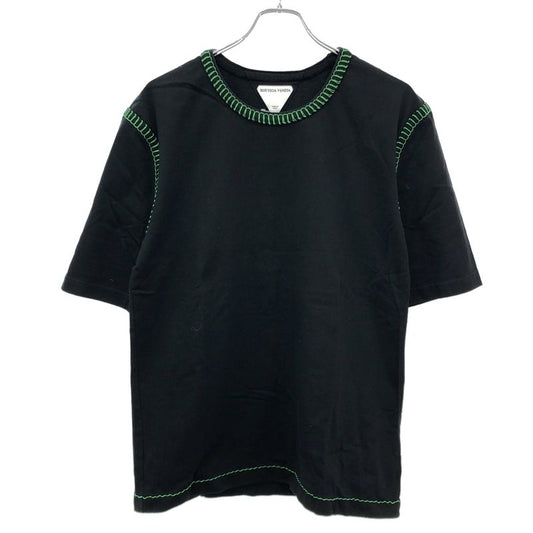 Bottega Veneta Color Stitch T-Shirt 686506 V1p70 Black L