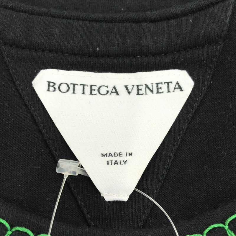 Bottega Veneta Color Stitch T-Shirt 686506 V1p70 Black L