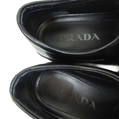 Prada Leather Sneaker Dnc112 All Leather Sneaker Low Cut Black 7 1 2 - MNK2