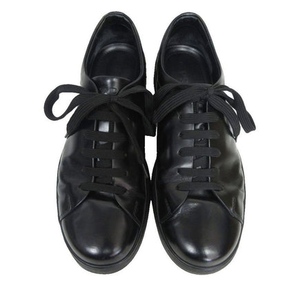 Prada Leather Sneaker Dnc112 All Leather Sneaker Low Cut Black 7 1 2 - MNK2