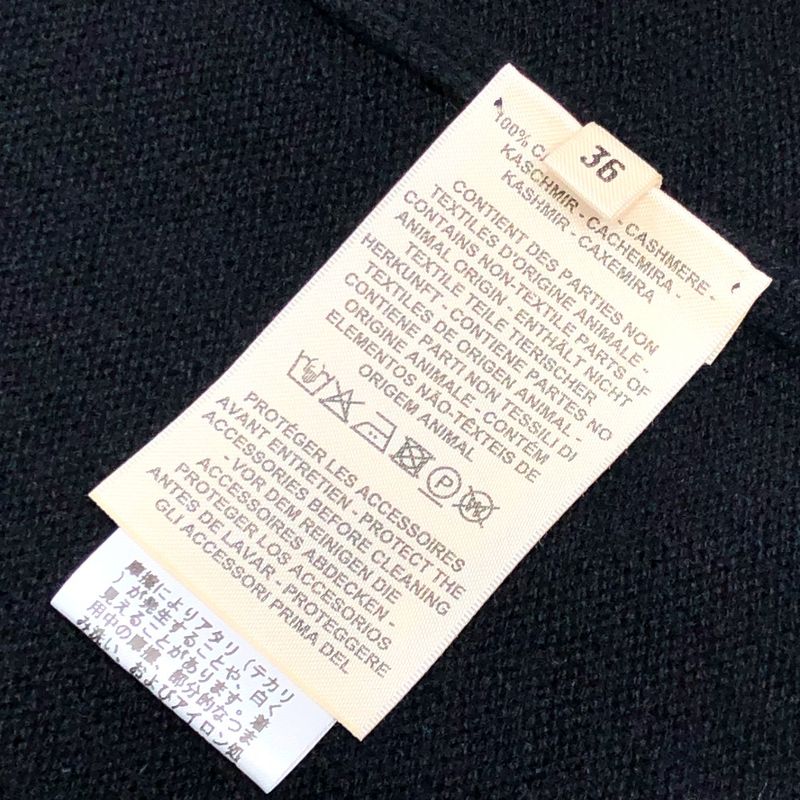 Hermes Cardigan Serie Buttons Cashmere Black