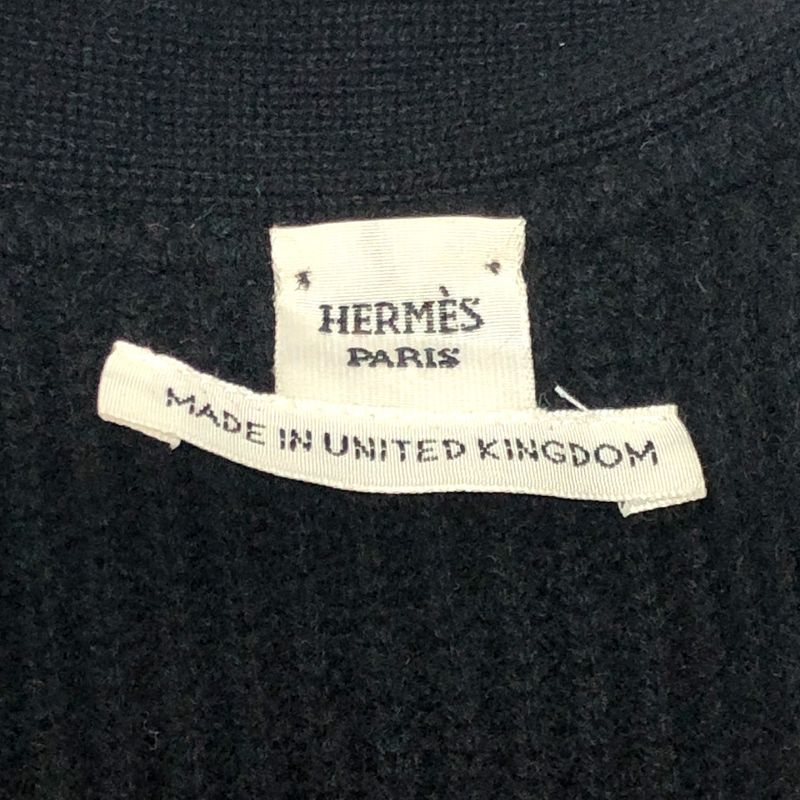 Hermes Cardigan Serie Buttons Cashmere Black