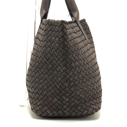 Bottega Veneta Tote Intrecciato Cabas MM 115664 Leather Brown