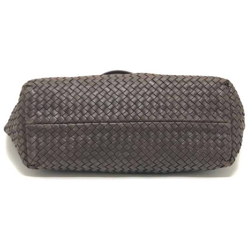 Bottega Veneta Tote Intrecciato Cabas MM 115664 Leather Brown