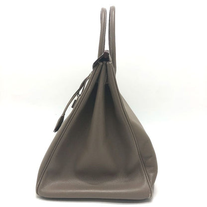 Hermes Handbag Birkin 40 Vaux Epson Svhardware Etoupe Brown